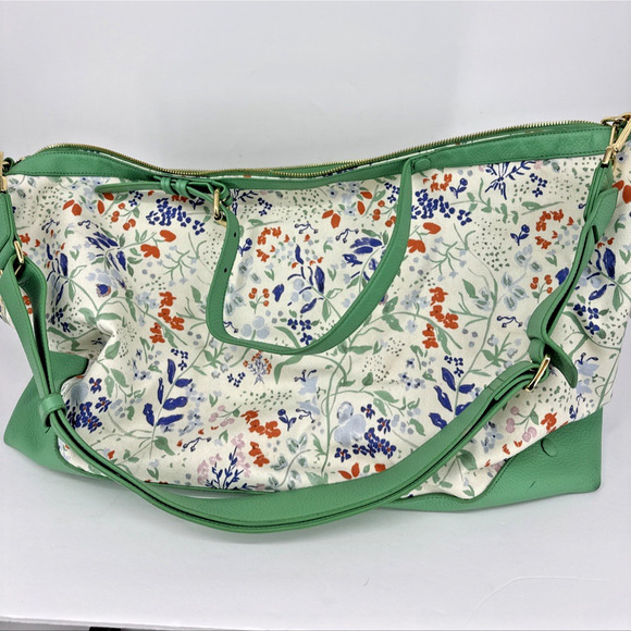 Pencil & Paper Co x Neely & Chloe Handbags - PENCIL & PAPER CO X NEELY & CHLOE Floral Tote Bag Cottagecore Travel Weekender